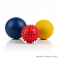 Massage Ball Set - 3 Pack for Muscle Recovery